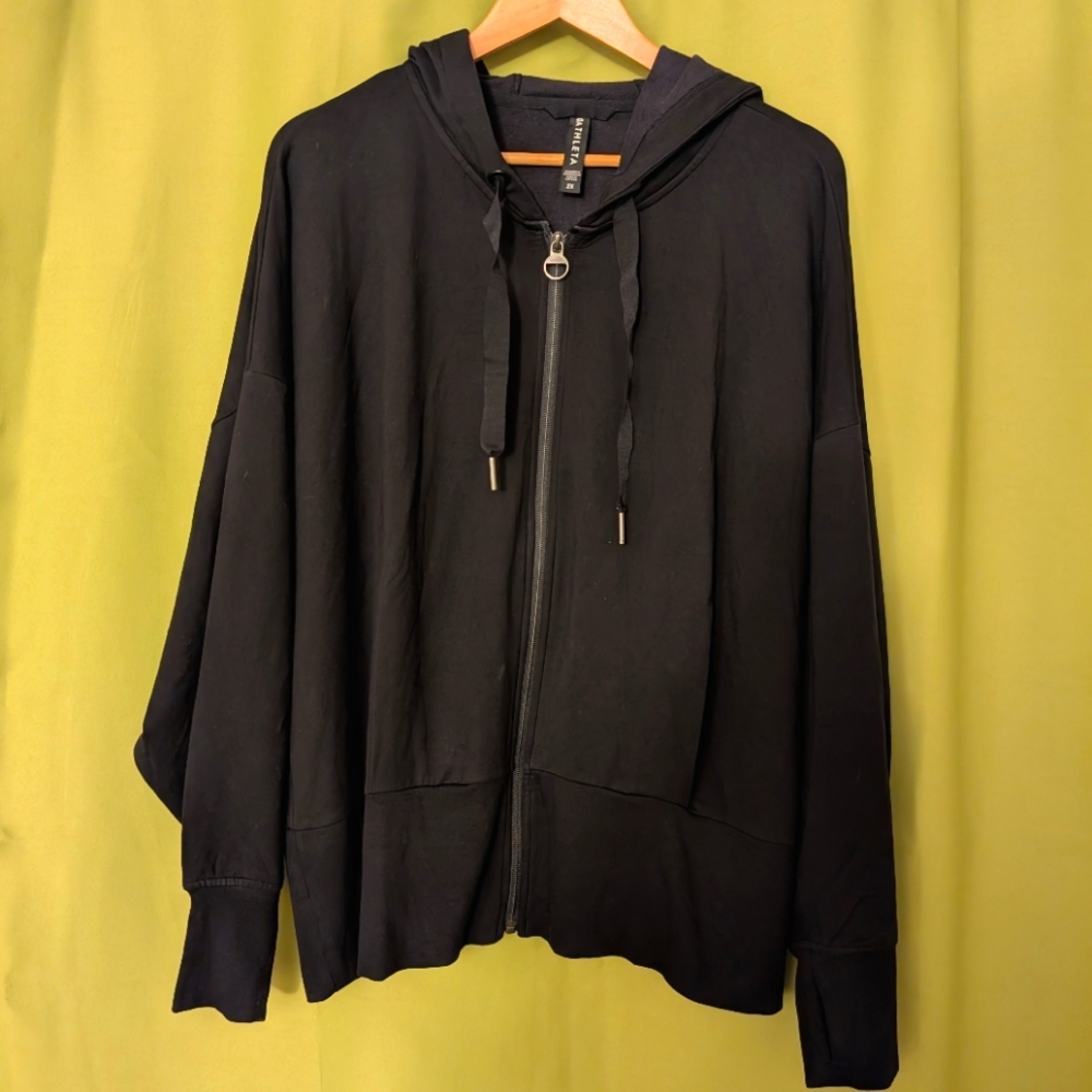Athleta Balance Sweatshirt Zip Up Hoodie